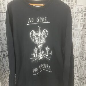 McQ by Alexander McQueen limited edition No Gods No Masters sweatshirt  XL